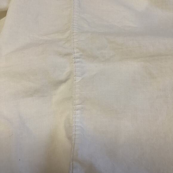 Single Pillowcase Handmade Floral Needlepoint Embroidered 18x29 Vintage Case - Picture 7 of 10